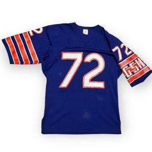 Chicago Bears Vintage 80s NFL  Fridge Perry Ravens Knit Football Jersey